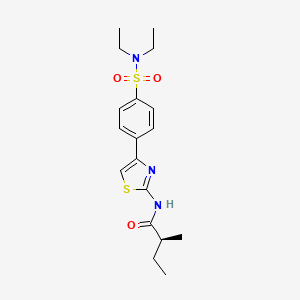 molecular formula C18H25N3O3S2 B2866674 Fasn-IN-1 CAS No. 1808260-84-5