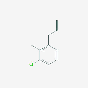molecular formula C10H11Cl B2866677 3-(3-Chloro-2-methylphenyl)-1-propene CAS No. 149553-92-4