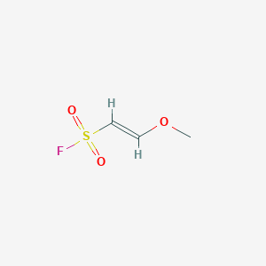 molecular formula C3H5FO3S B2866729 (E)-2-甲氧基乙烯-1-磺酰氟 CAS No. 2229644-51-1
