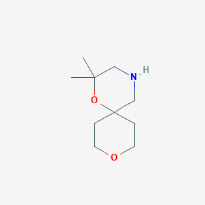 2,2-Dimethyl-1,9-dioxa-4-azaspiro[5.5]undecane