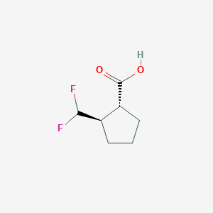 (1R,2R)-2-(Difluoromethyl)cyclopentane-1-carboxylic acid