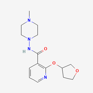 N-(4-methylpiperazin-1-yl)-2-((tetrahydrofuran-3-yl)oxy)nicotinamide