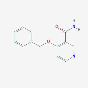 molecular formula C13H12N2O2 B2866782 4-(Benzyloxy)pyridine-3-carboxamide CAS No. 100738-53-2