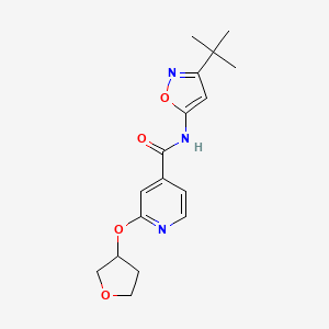 N-(3-(tert-butyl)isoxazol-5-yl)-2-((tetrahydrofuran-3-yl)oxy)isonicotinamide