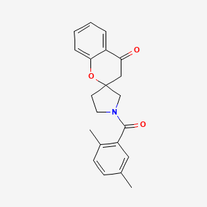 1'-(2,5-Dimethylbenzoyl)spiro[chroman-2,3'-pyrrolidin]-4-one