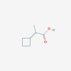 2-Cyclobutylidenepropanoic acid