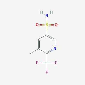 5-Methyl-6-(trifluoromethyl)pyridine-3-sulfonamide