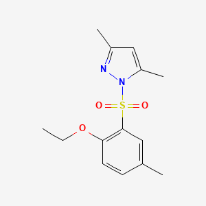 1-(2-Ethoxy-5-methylphenyl)sulfonyl-3,5-dimethylpyrazole