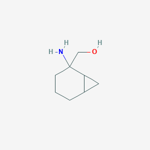 molecular formula C8H15NO B2866920 (2-Amino-2-bicyclo[4.1.0]heptanyl)methanol CAS No. 1543290-68-1