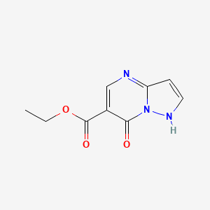 molecular formula C9H9N3O3 B2866938 7-羟基吡唑并[1,5-a]嘧啶-6-甲酸乙酯 CAS No. 29274-18-8