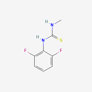 molecular formula C8H8F2N2S B2866954 N-(2,6-二氟苯基)-N'-甲基硫脲 CAS No. 454229-34-6