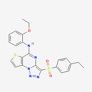 N-(2-ethoxyphenyl)-3-[(4-ethylphenyl)sulfonyl]thieno[2,3-e][1,2,3]triazolo[1,5-a]pyrimidin-5-amine