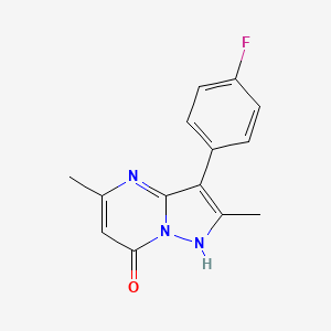 3-(4-fluorophenyl)-2,5-dimethylpyrazolo[1,5-a]pyrimidin-7(4H)-one