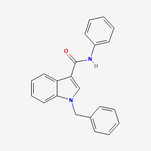 molecular formula C22H18N2O B2866989 1-苄基-N-苯基-1H-吲哚-3-甲酰胺 CAS No. 449742-60-3