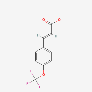 molecular formula C11H9F3O3 B2867007 Methyl 3-[4-(trifluoromethoxy)phenyl]acrylate CAS No. 1226460-04-3
