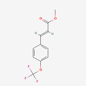 molecular formula C11H9F3O3 B2867007 3-[4-(三氟甲氧基)苯基]丙烯酸甲酯 CAS No. 1226460-04-3