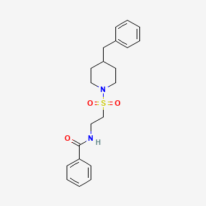 N-[2-(4-benzylpiperidin-1-yl)sulfonylethyl]benzamide