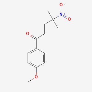 molecular formula C13H17NO4 B2867026 1-(4-甲氧基苯基)-4-甲基-4-硝基戊烷-1-酮 CAS No. 92050-07-2