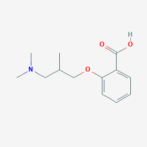 molecular formula C13H19NO3 B2867038 2-[3-(二甲氨基)-2-甲基丙氧基]苯甲酸 CAS No. 1181346-13-3