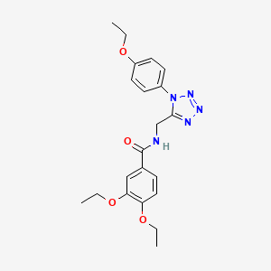 3,4-diethoxy-N-((1-(4-ethoxyphenyl)-1H-tetrazol-5-yl)methyl)benzamide