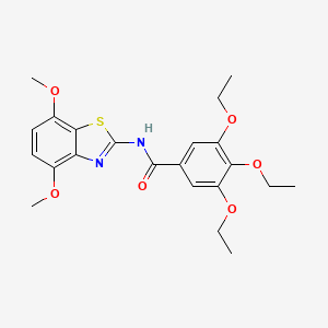 N-(4,7-dimethoxybenzo[d]thiazol-2-yl)-3,4,5-triethoxybenzamide