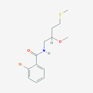 2-Bromo-N-(2-methoxy-4-methylsulfanylbutyl)benzamide