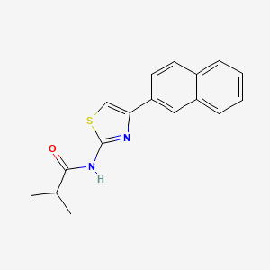 N-(4-(naphthalen-2-yl)thiazol-2-yl)isobutyramide