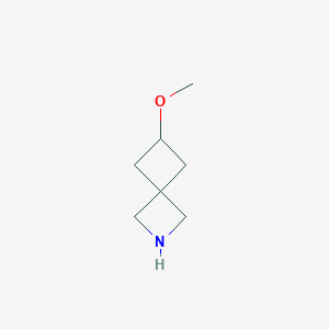 molecular formula C7H13NO B2867229 6-Methoxy-2-azaspiro[3.3]heptane CAS No. 1638784-96-9