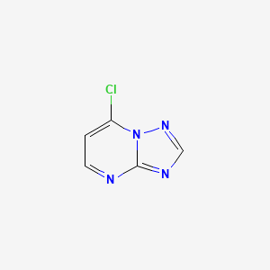 molecular formula C5H3ClN4 B2867233 7-Chloro-[1,2,4]triazolo[1,5-a]pyrimidine CAS No. 52341-91-0