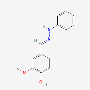 4-Hydroxy-3-methoxybenzaldehyde phenylhydrazone