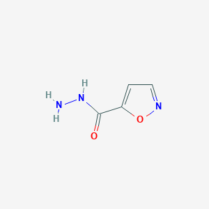 molecular formula C4H5N3O2 B2867249 5-异恶唑甲酸酰肼 CAS No. 855746-95-1