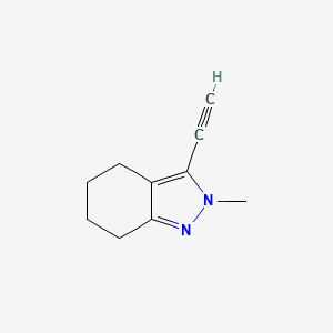 molecular formula C10H12N2 B2867280 3-ethynyl-2-methyl-4,5,6,7-tetrahydro-2H-indazole CAS No. 2094471-58-4