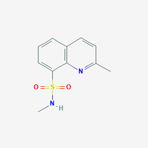 molecular formula C11H12N2O2S B2867295 N,2-二甲基喹啉-8-磺酰胺 CAS No. 1436138-12-3