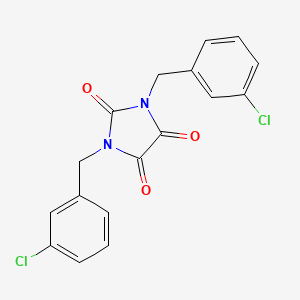 1,3-bis(3-chlorobenzyl)-1H-imidazole-2,4,5(3H)-trione