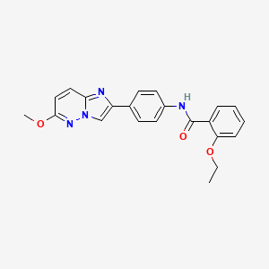 B2867324 2-ethoxy-N-(4-(6-methoxyimidazo[1,2-b]pyridazin-2-yl)phenyl)benzamide CAS No. 953151-03-6