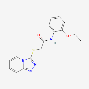 N-(2-ethoxyphenyl)-2-([1,2,4]triazolo[4,3-a]pyridin-3-ylsulfanyl)acetamide