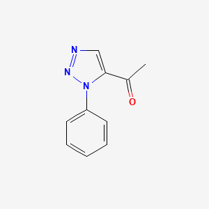 molecular formula C10H9N3O B2867441 1-(1-苯基-1H-1,2,3-三唑-5-基)乙酮 CAS No. 15966-71-9