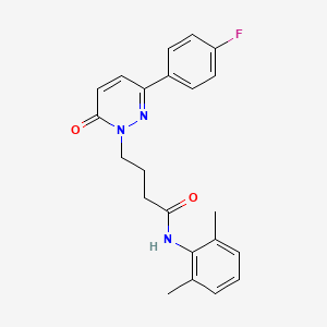 N-(2,6-dimethylphenyl)-4-(3-(4-fluorophenyl)-6-oxopyridazin-1(6H)-yl)butanamide