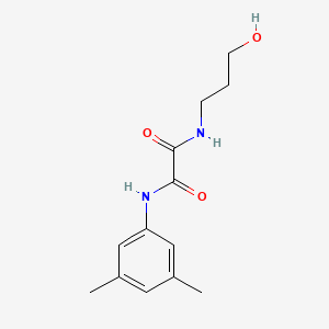 molecular formula C13H18N2O3 B2867479 N'-(3,5-二甲苯基)-N-(3-羟基丙基)草酰胺 CAS No. 869951-61-1