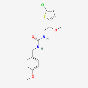 1-(2-(5-Chlorothiophen-2-yl)-2-methoxyethyl)-3-(4-methoxybenzyl)urea