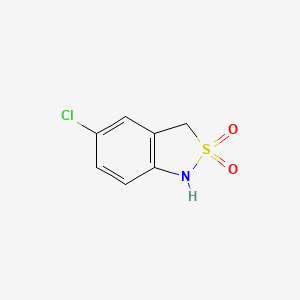 5-Chloro-1,3-dihydro-2lambda6,1-benzothiazole-2,2-dione