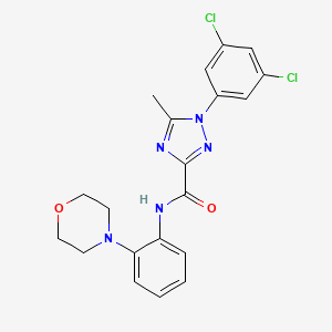 1-(3,5-dichlorophenyl)-5-methyl-N-(2-morpholinophenyl)-1H-1,2,4-triazole-3-carboxamide