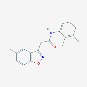 molecular formula C18H18N2O2 B286756 N-(2,3-dimethylphenyl)-2-(5-methyl-1,2-benzisoxazol-3-yl)acetamide 