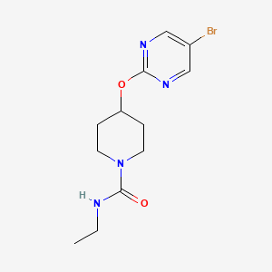 4-(5-Bromopyrimidin-2-yl)oxy-N-ethylpiperidine-1-carboxamide