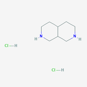 molecular formula C8H18Cl2N2 B2867565 二盐酸十氢-2,7-萘啶 CAS No. 2402830-89-9