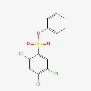 molecular formula C12H7Cl3O3S B2867613 苯基 2,4,5-三氯苯磺酸盐 CAS No. 105582-99-8