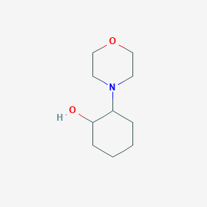 molecular formula C10H19NO2 B2867636 2-Morpholinocyclohexanol CAS No. 99176-18-8