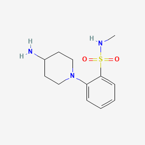 2-(4-aminopiperidin-1-yl)-N-methylbenzene-1-sulfonamide