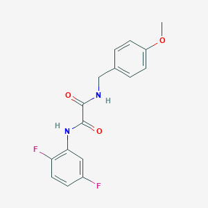 N1-(2,5-difluorophenyl)-N2-(4-methoxybenzyl)oxalamide