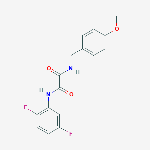 molecular formula C16H14F2N2O3 B2867665 N1-(2,5-difluorophenyl)-N2-(4-methoxybenzyl)oxalamide CAS No. 900001-17-4